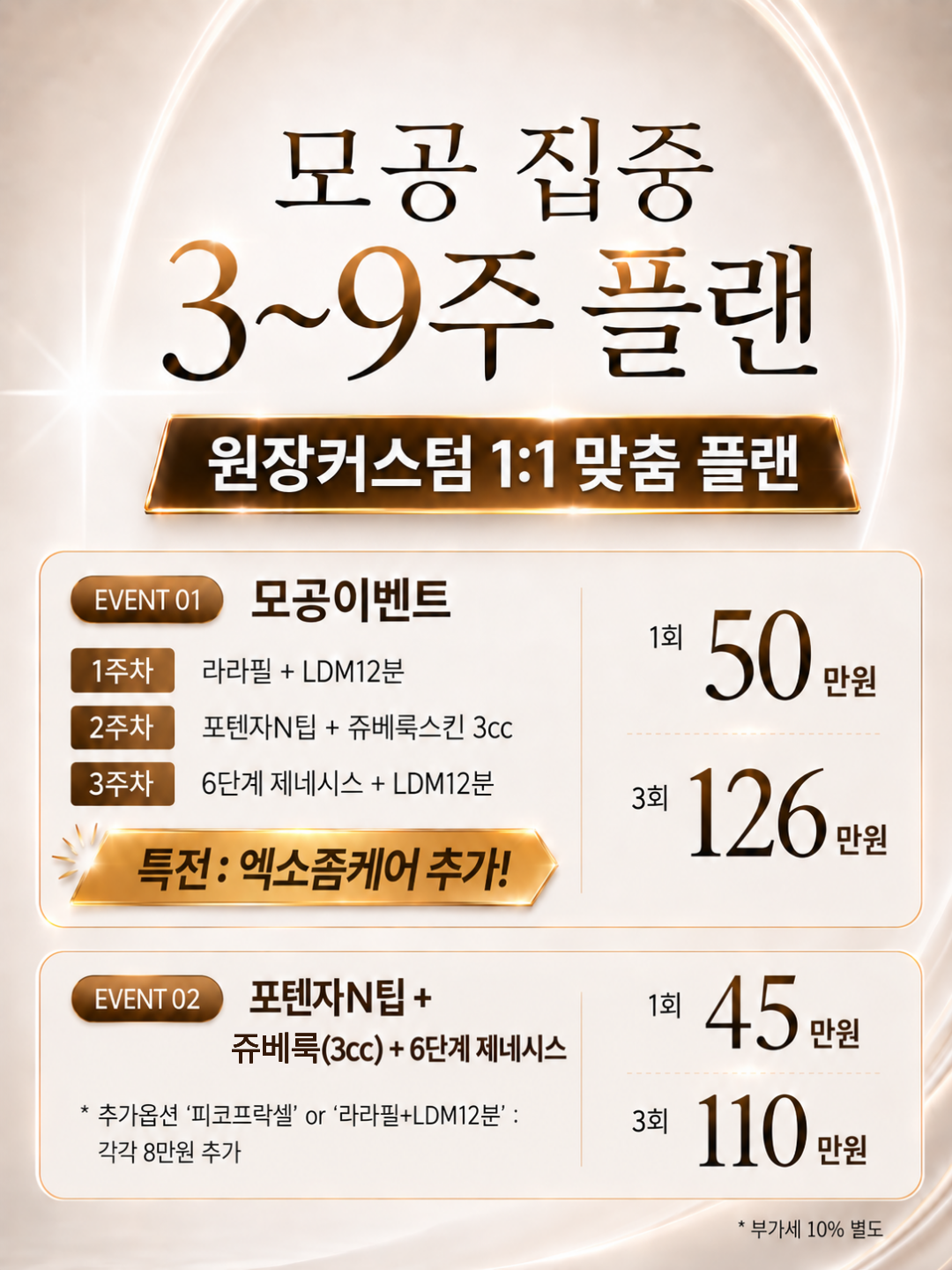 October event: Intensive pore program