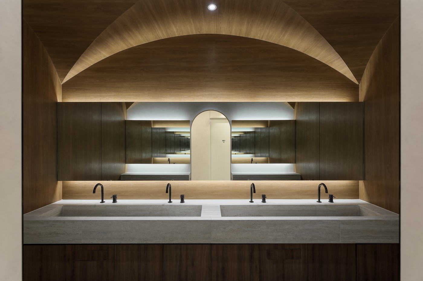 Powder room · Front view